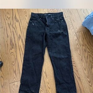 Old Navy Slouchy Straight cropped jeans